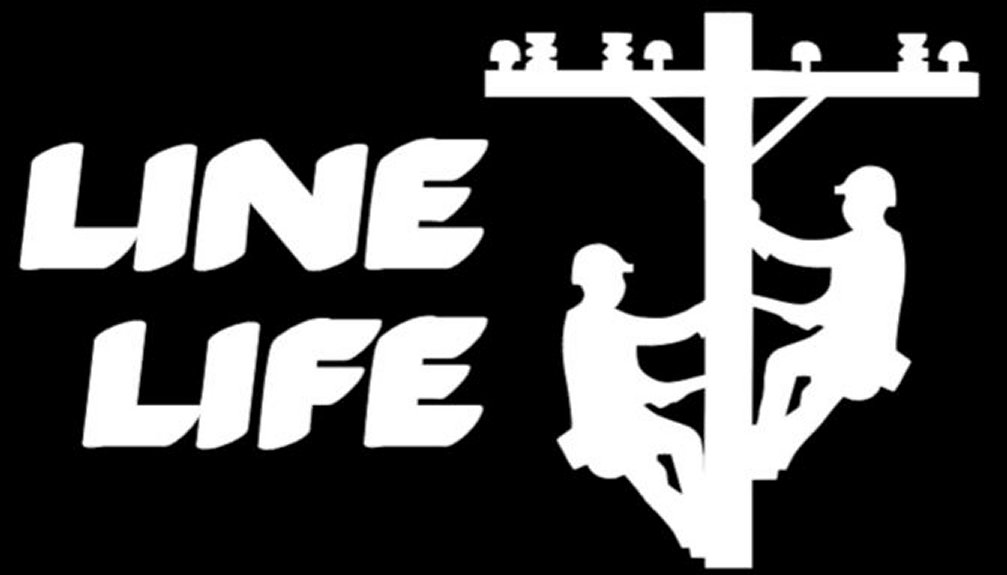 Lineman life truck decal